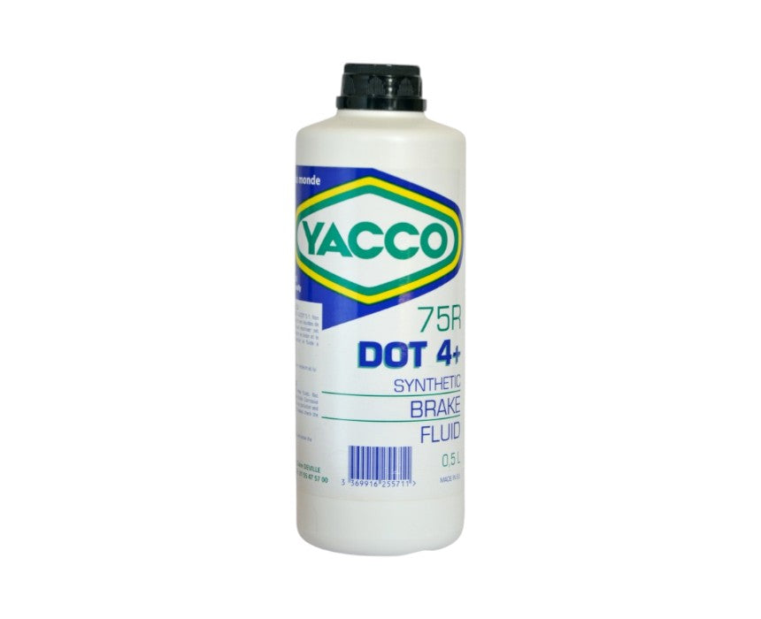 Yacco 75R DOT 4+ High Performance Brake Fluid - 500 mL
