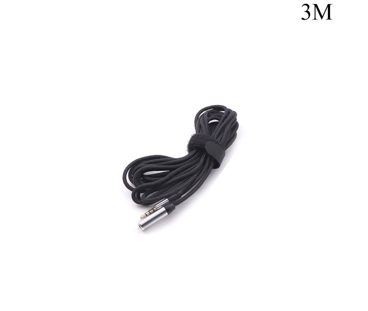 Audio Cable Jack Stereo & Microphone 3.5mm Male to Female 3m