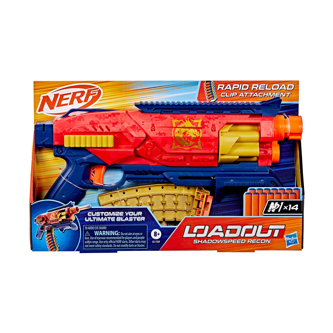 NERF Shadowspeed Recon Blaster by NERF