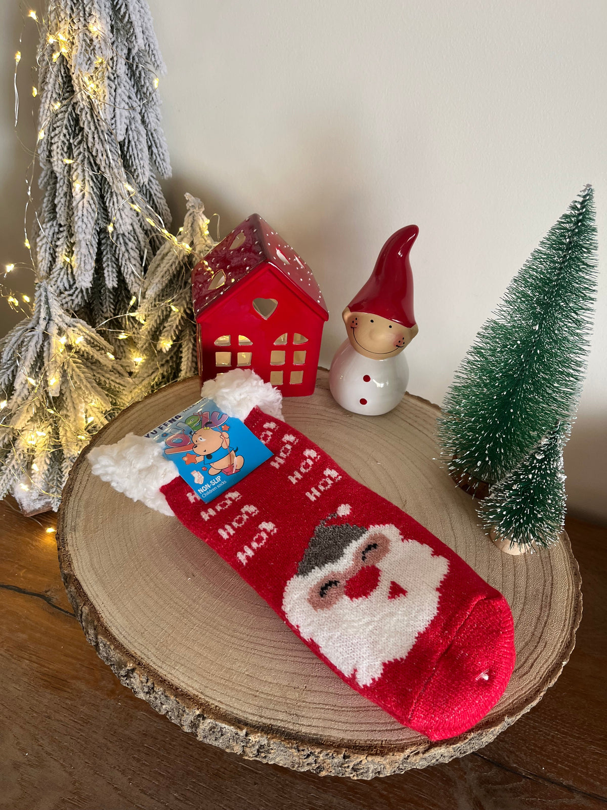 Christmas Kids Slippers Socks Size 27-35