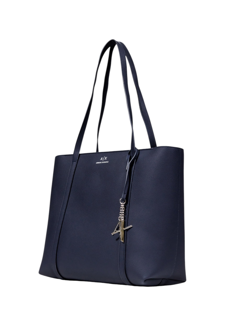 Armani Exchange Sylvie Cabas Bag in Blue