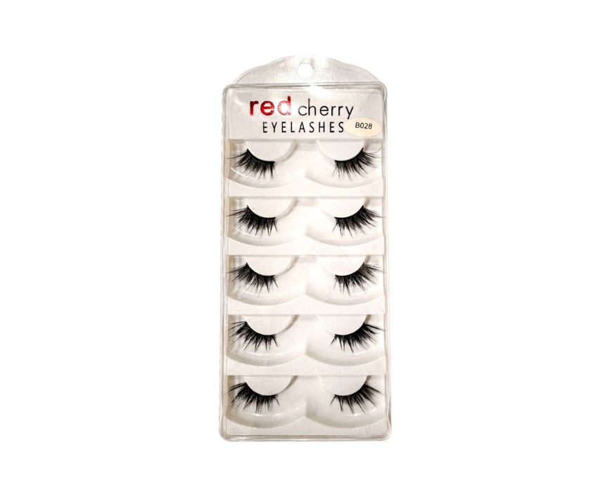 Red Cherry Reusable False Lashes Length And Volume