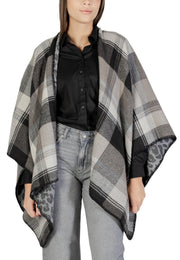 Grey Check Scarf