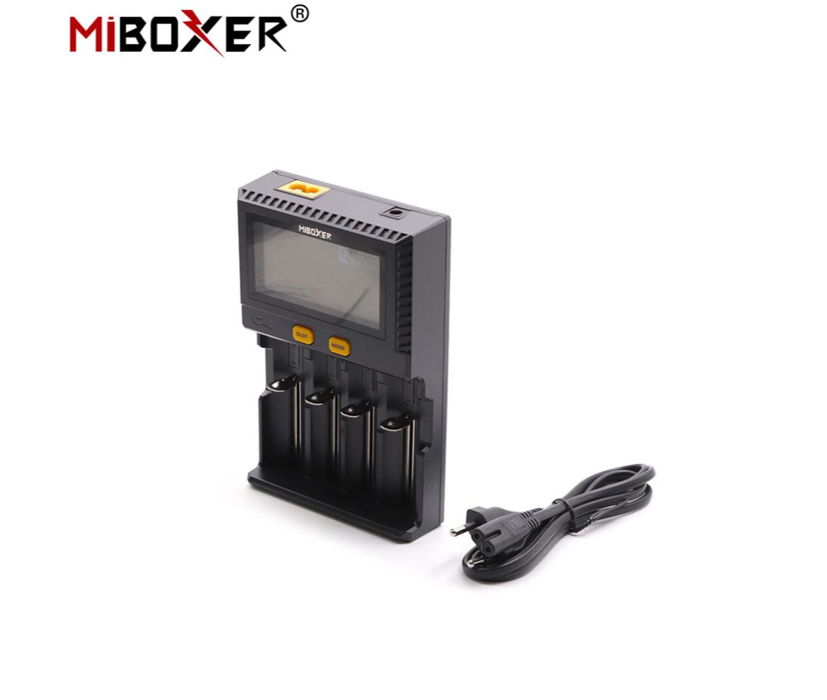 Battery Charger Lithium-ion Portable 4-Slot 4.2V 1.5A Analyzer & Tester