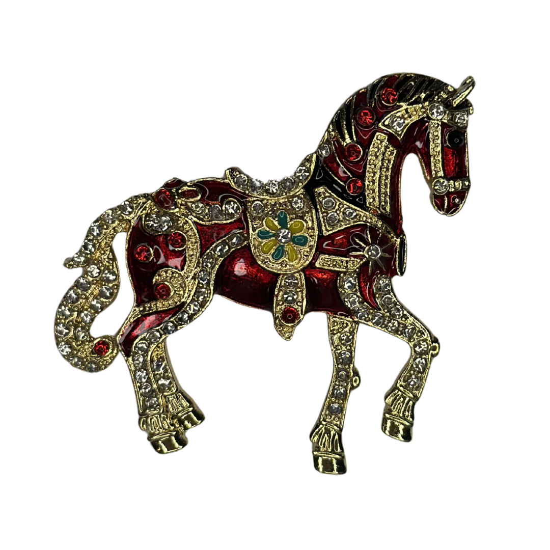 Cheval Émaillé Zinc Alloy Pin