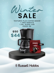 1.25L American Drip Coffee Machine + Free Barista