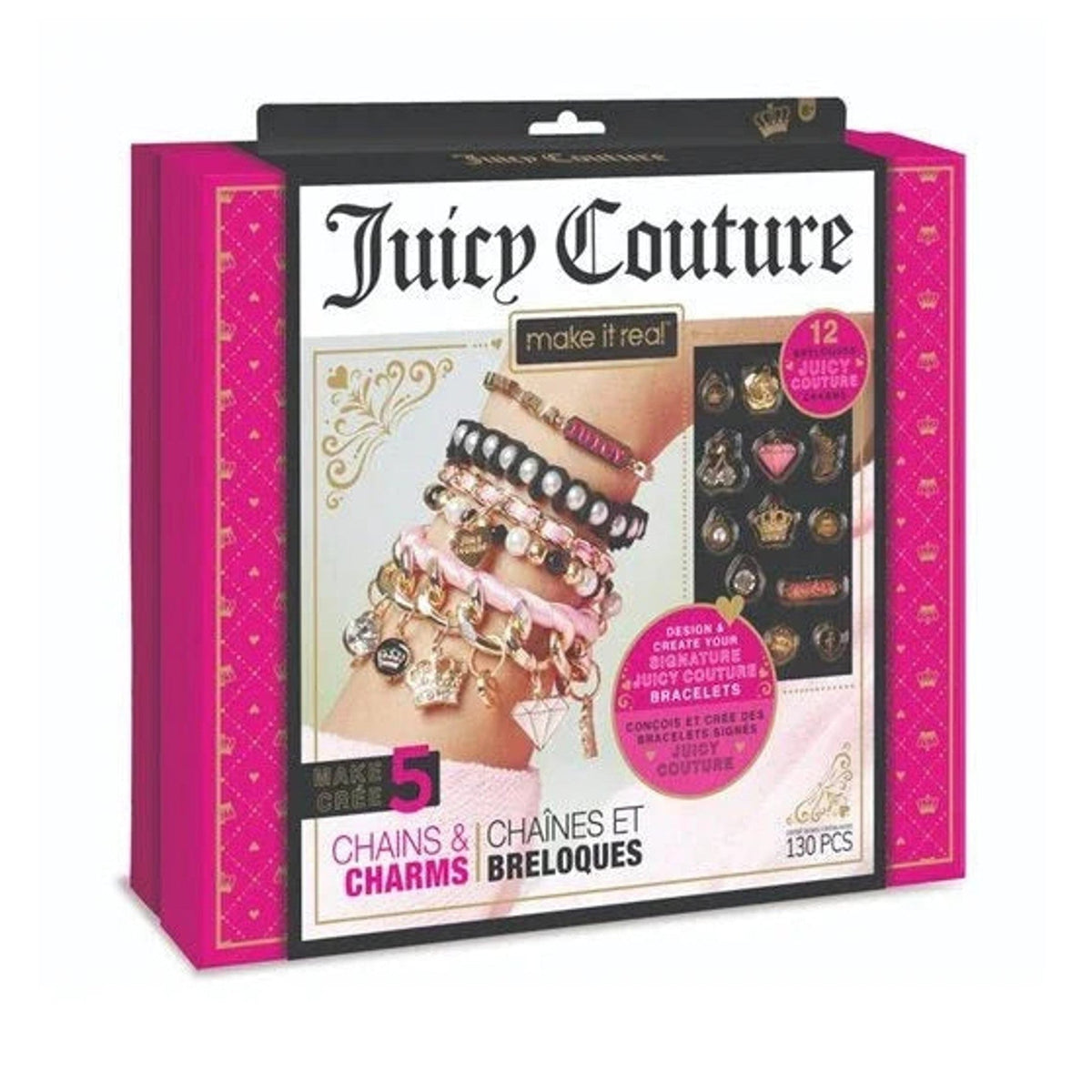 Make It Real Juicy Couture Glitz ‘N Glam Charm Bracelets DIY Kit by MAKE IT REAL