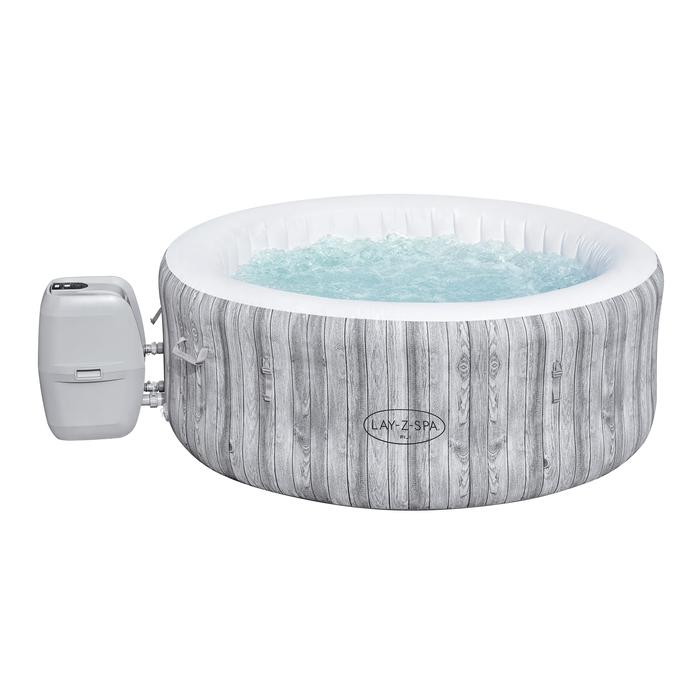 Lay-Z-Spa® 1.80m x 66cm Fiji AirJet 4 White Wood Round Spa Bubble Pools Lay-Z-Spa® 1.80m x 66cm Fiji AirJet 4 White Wood Round Lay-Z-Spa® 1.80m x 66cm Fiji AirJet 4 White Wood Round Bestway