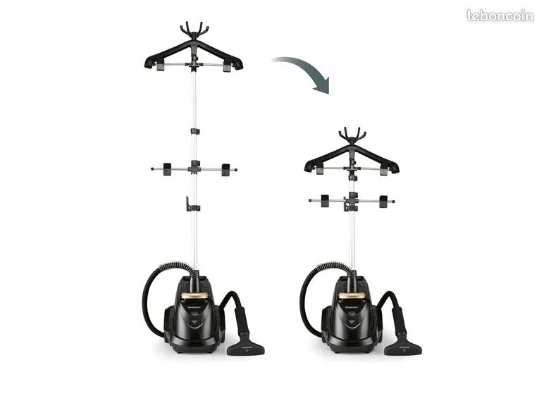 Garment Steamer 1630W, Black Outlet Garment Steamer 1630W, Black Garment Steamer 1630W, Black SilverCrest