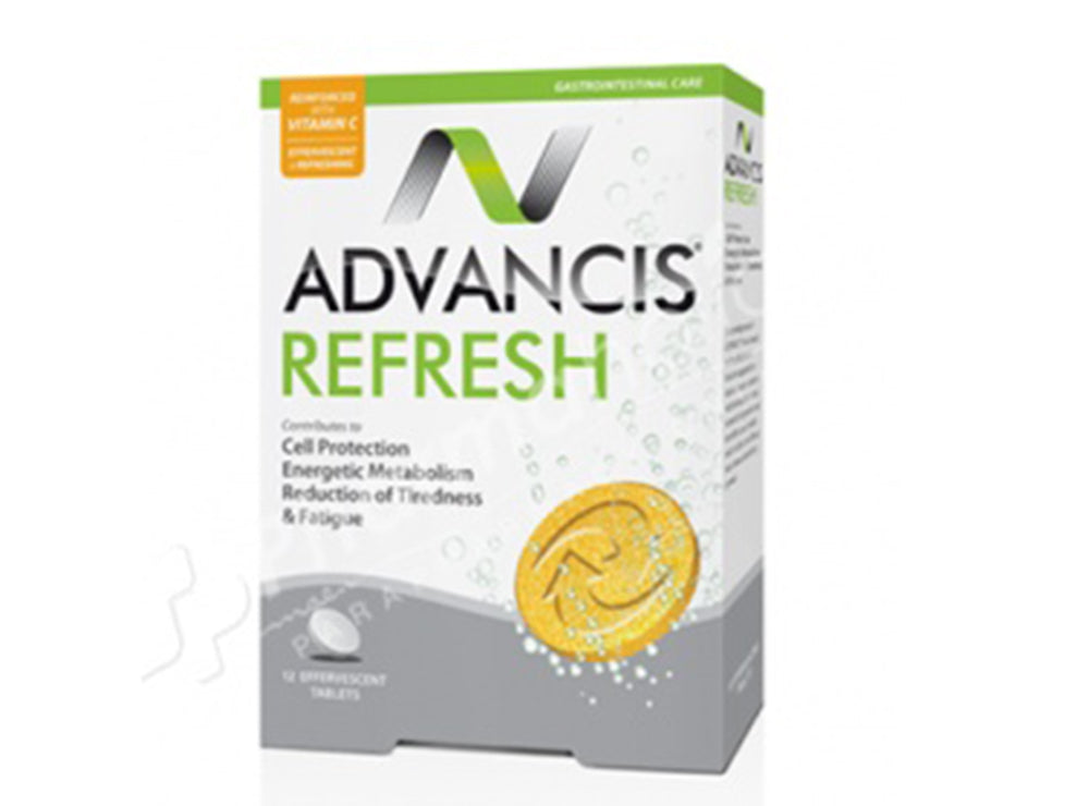 Advancis Refresh Effervescent Vitamins 12 Tablets