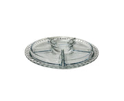 Glass Compartment Tray