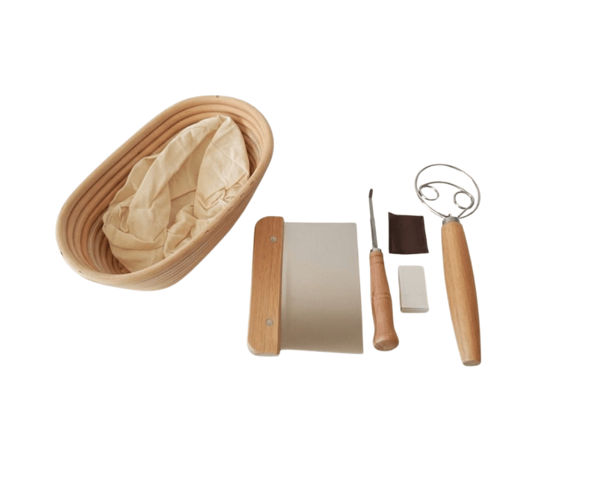 Sourdough Baking Beginner's Kit Oval Banneton