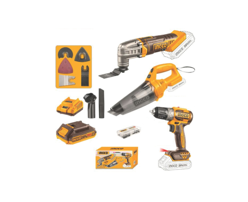 Ingco 20V Cordless Combo Set