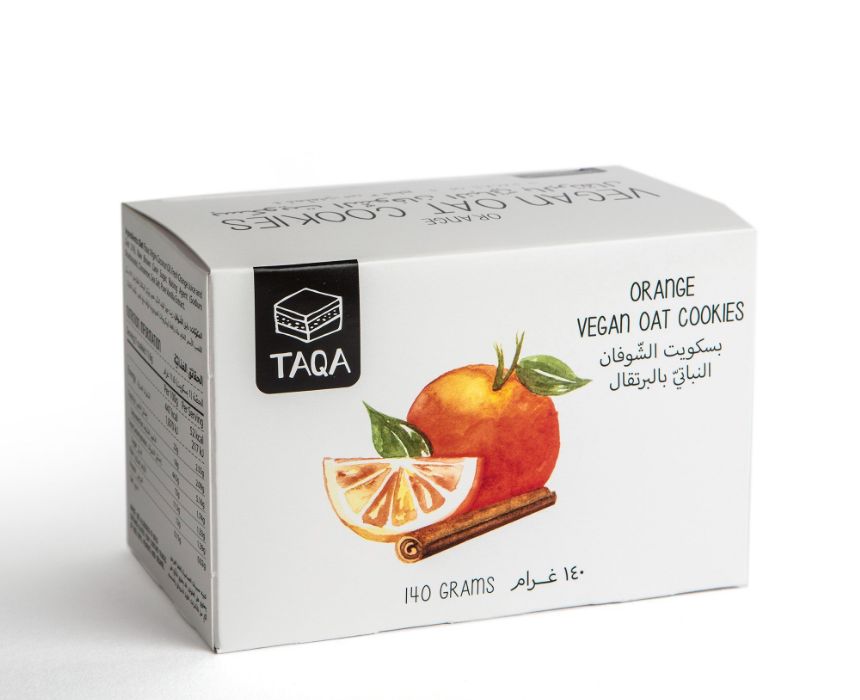 Vegan Oat Orange Cookies Box