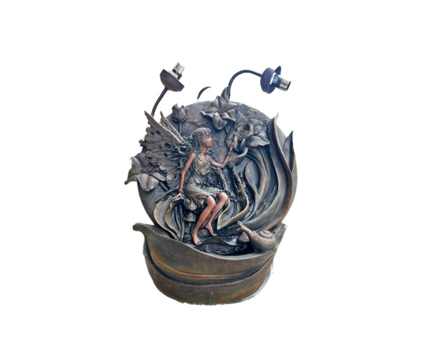 Water Fountain Resin with Lamps