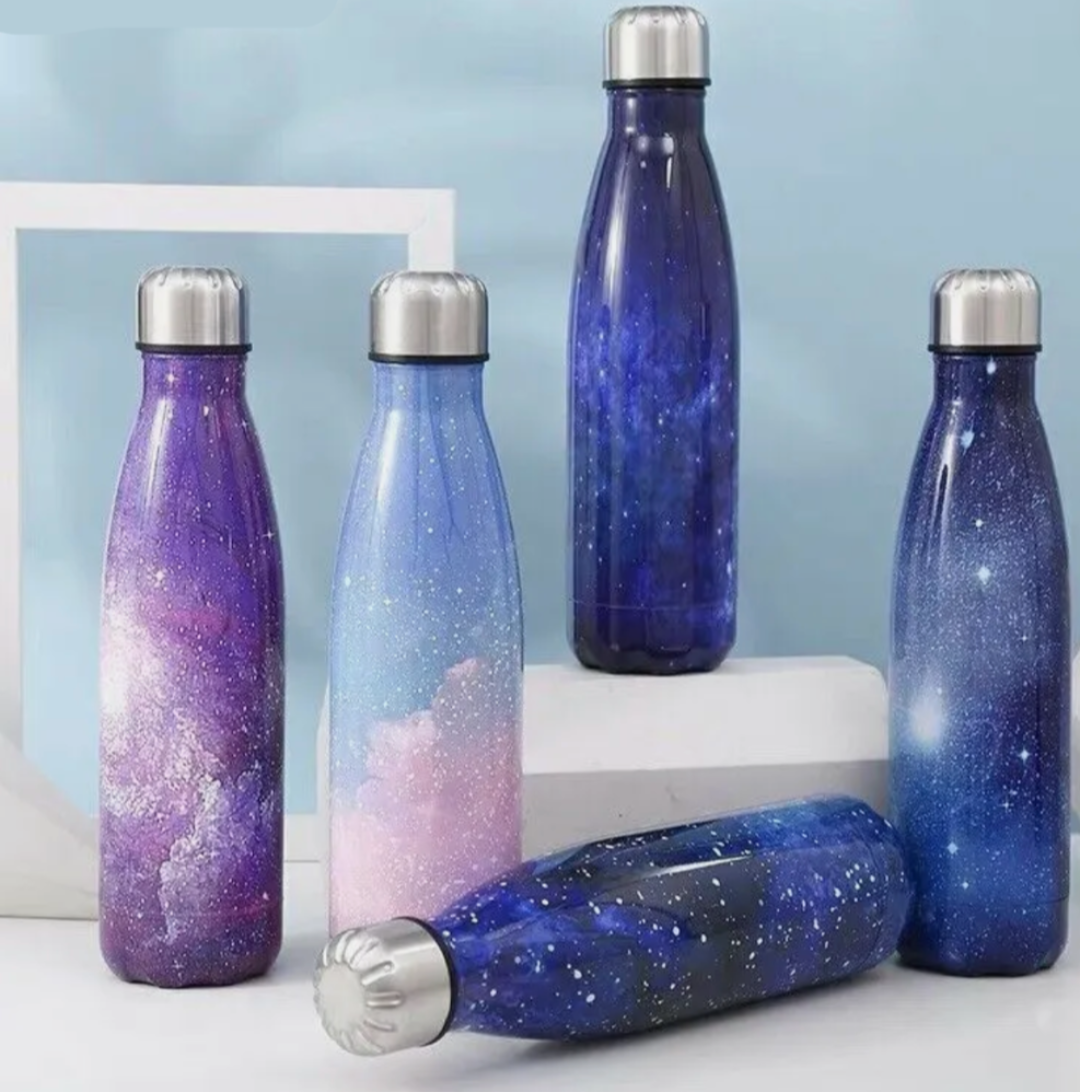 500ml Starry Sky Insulated Stainless Steel Water Bottle