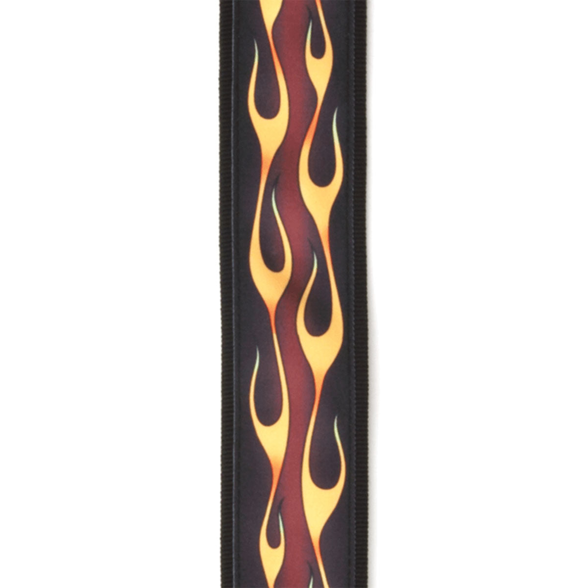 D’Addario Nylon Woven Hot Red Rod Flame Guitar Strap