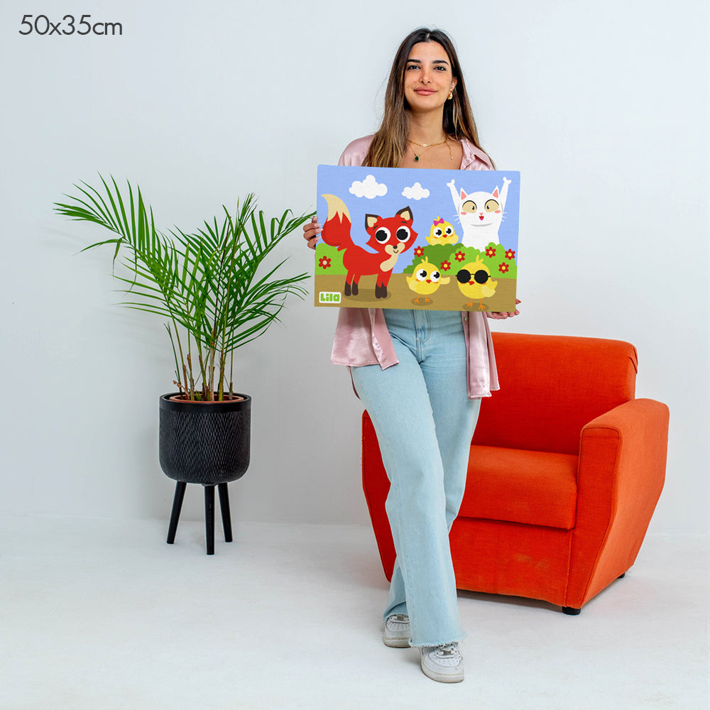 Yara, Sami & Nour - Lila TV Exclusive Collection Paint By Numbers Kit
