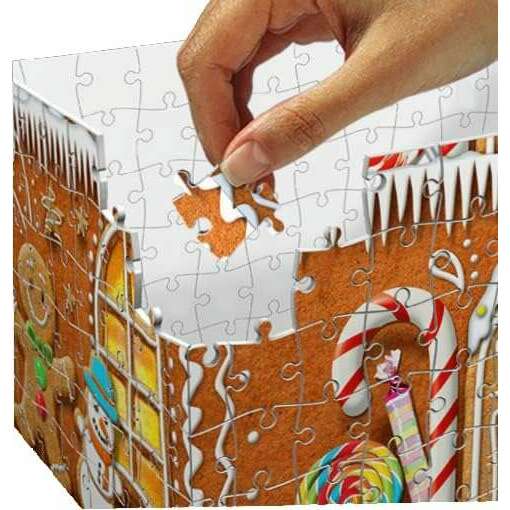 Gingerbread House 216 Piece 3D Puzzle puzzle Kids Gingerbread House 216 Piece 3D Puzzle Gingerbread House 216 Piece 3D Puzzle Ravensburger