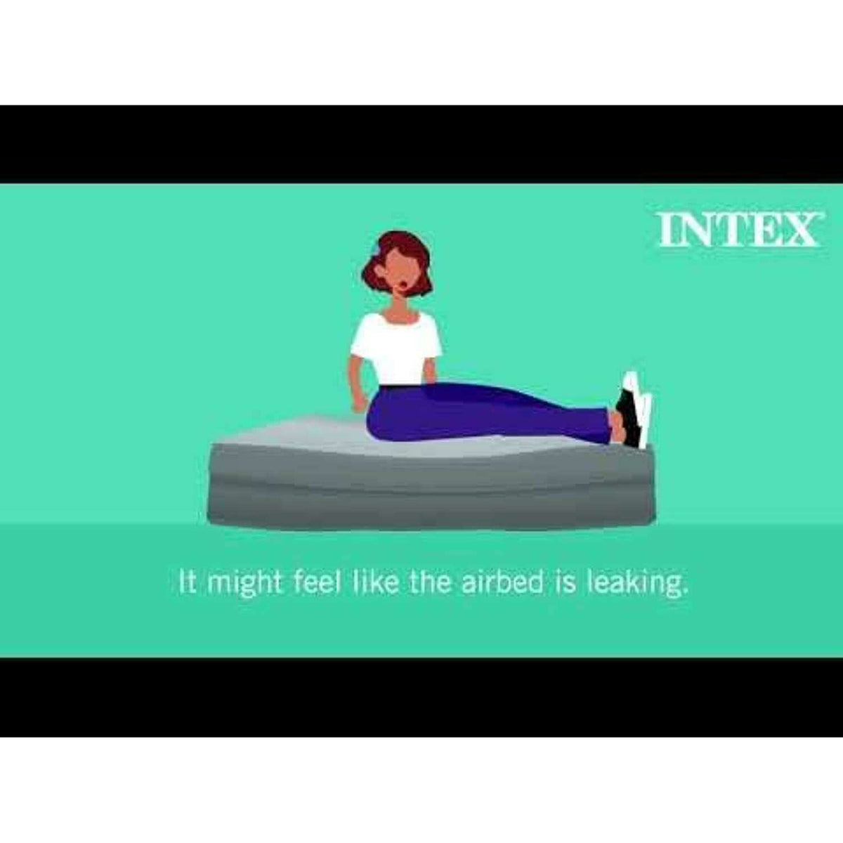 Dura Beam Pillow Classic Airbed with Built-in Pump Air Bed Dura Beam Pillow Classic Airbed with Built-in Pump Dura Beam Pillow Classic Airbed with Built-in Pump Intex
