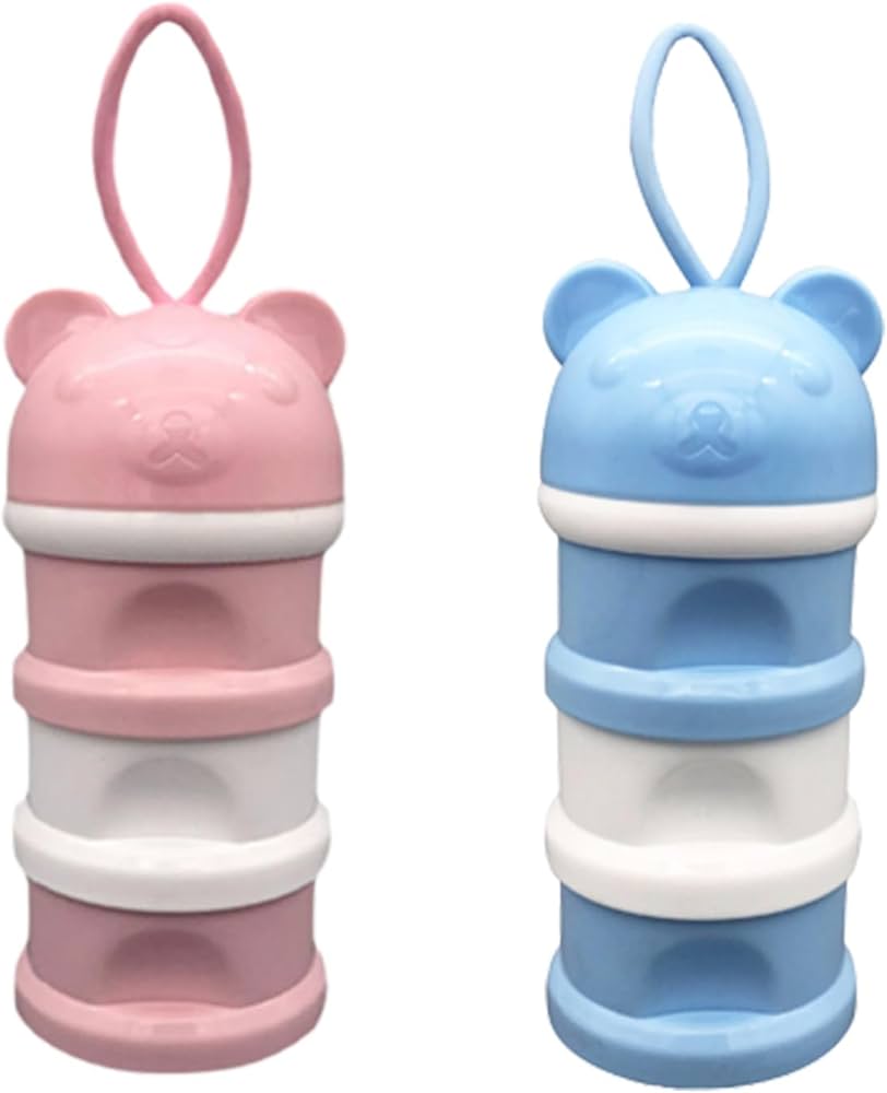 Woden Baby Milk Powder Container Storage Bottle