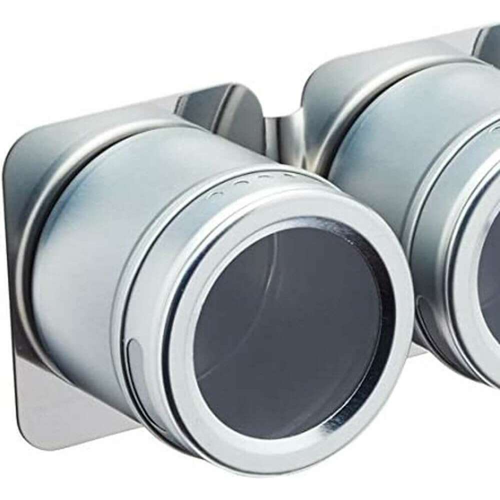 MasterClass 6 Jar Magnetic Spice Rack spice rack MasterClass 6 Jar Magnetic Spice Rack MasterClass 6 Jar Magnetic Spice Rack KitchenCraft