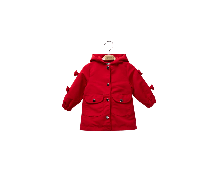Red Girls Trenchcoat