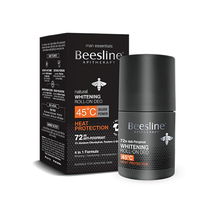 Beesline Whitening Roll-On Deo Silver Power 45°C Heat Protection