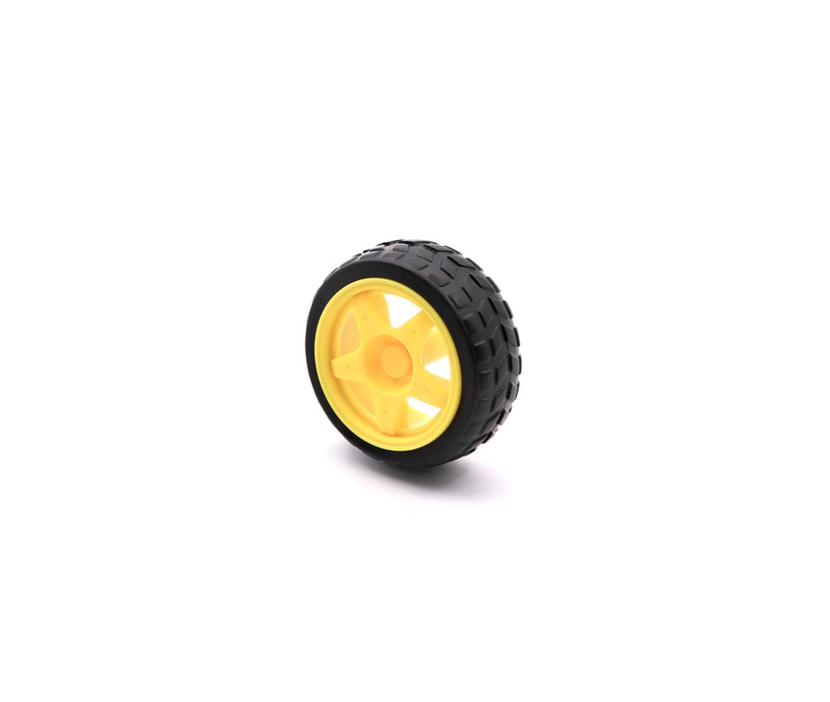 Wheels - 65mm - Yellow Rim