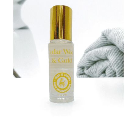 Khan Al Saboun Roll On Cedar Wood And Pure Gold Oil 5 ml