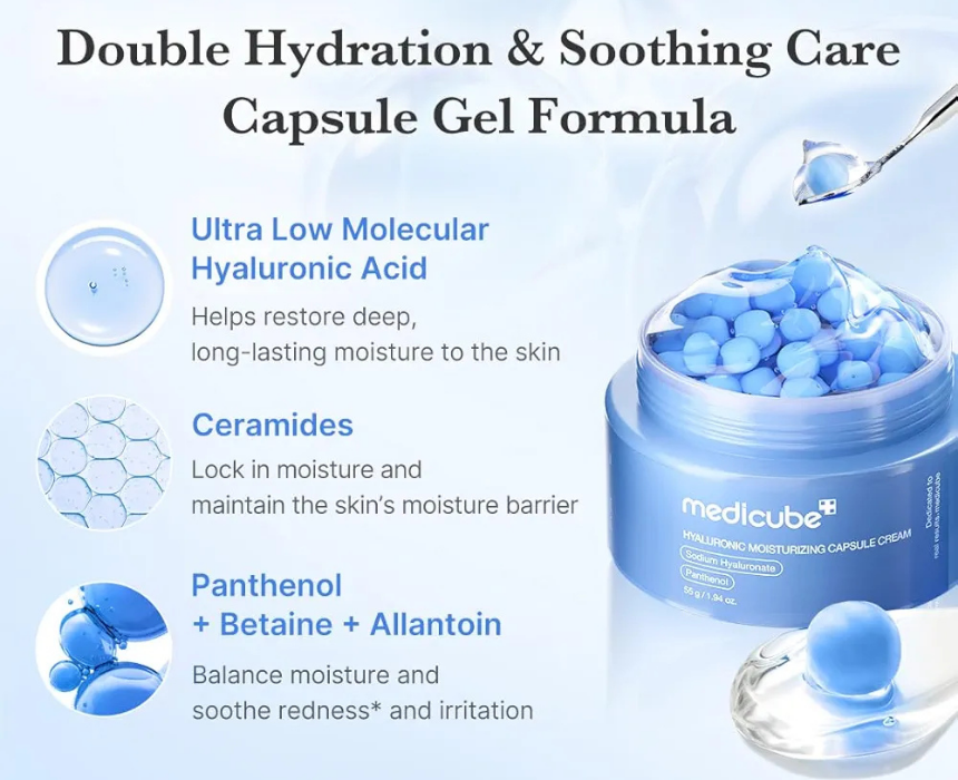 Medicube Hyaluronic Moisturizing Capsule Cream