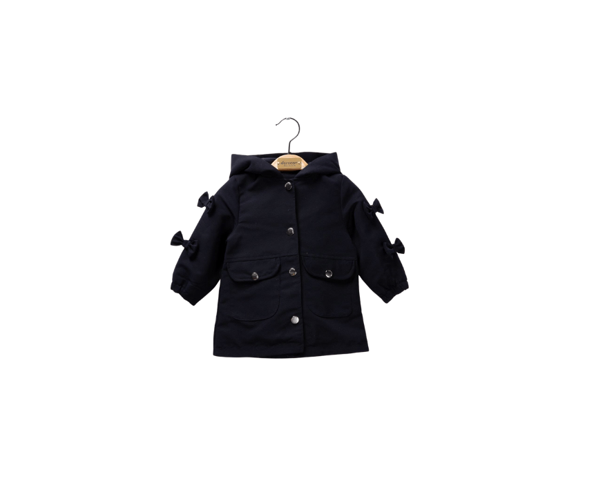 Girls Trenchcoat in Navy Blue