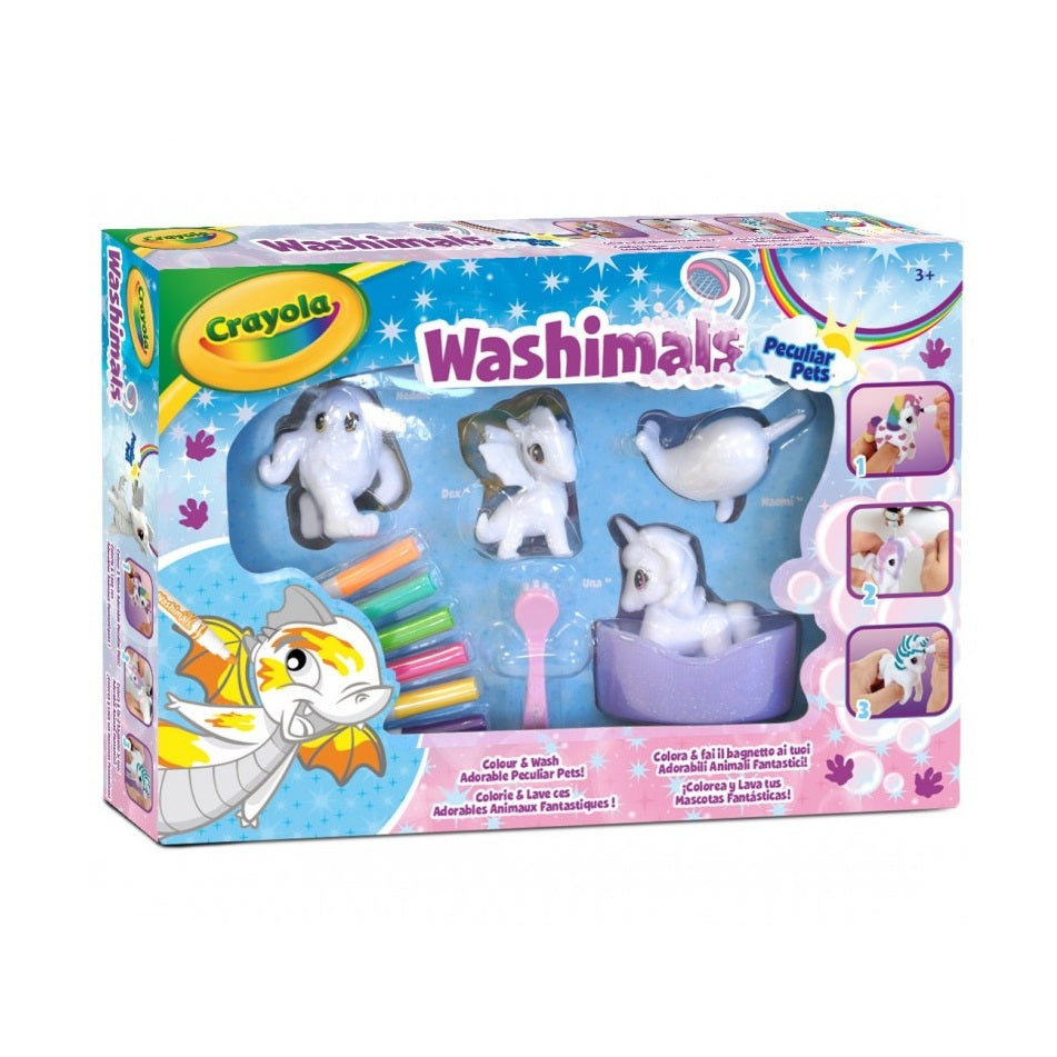 Crayola Washimals Peculiar Pets Colour and Wash Playset by Crayola