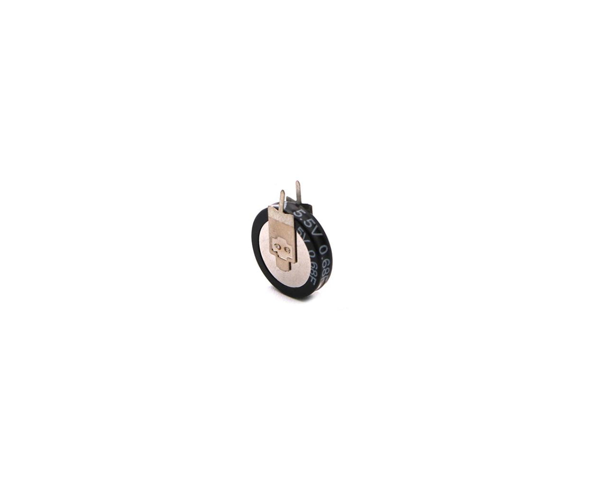 Super Capacitor Battery 5.5V 0.68F Vertical