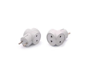 Electric Plug Adapter - EU - 3-Way - T-Shape - 10A - LQ