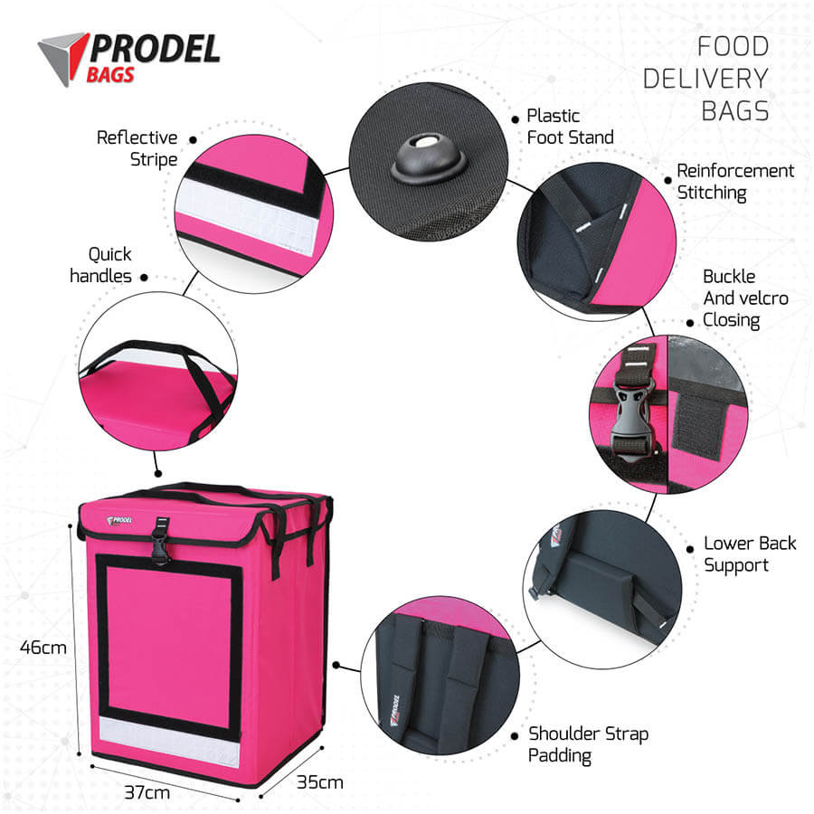 PRODEL Swift LT Food Delivery Backpack Foldable Hard Sides