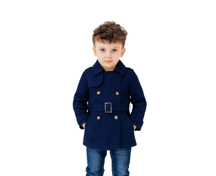 Navy Blue Trenchcoat