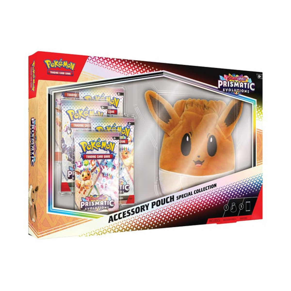 Pokémon TCG Prismatic Evolutions Accessory Pouch Special Collection by Pokémon