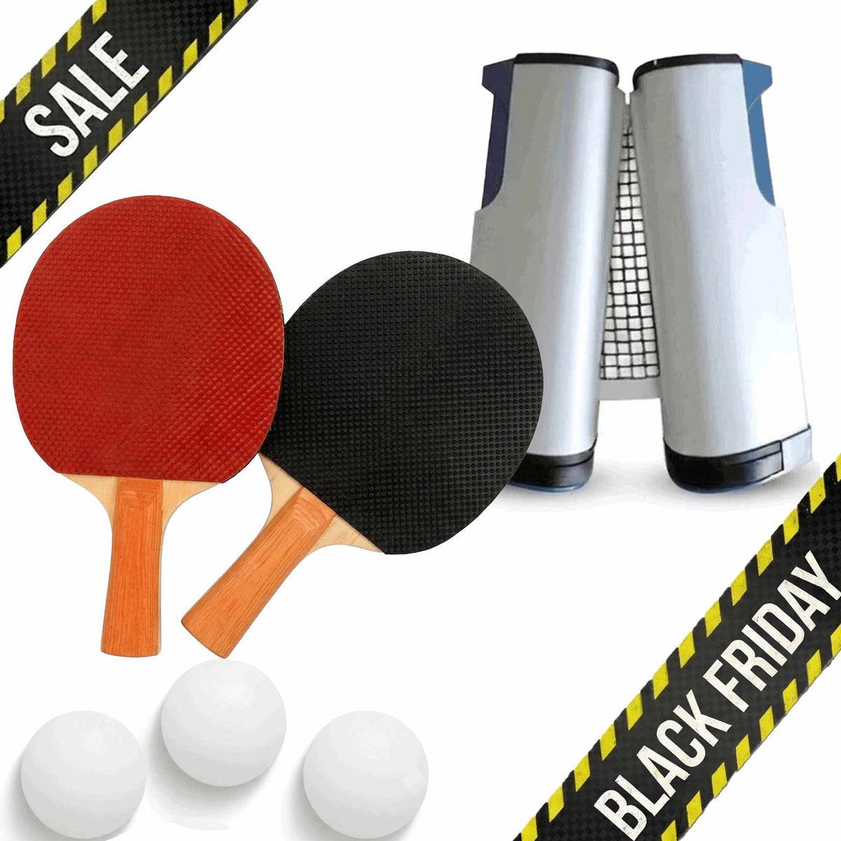 PingPong Net, Racket And Balls Offer