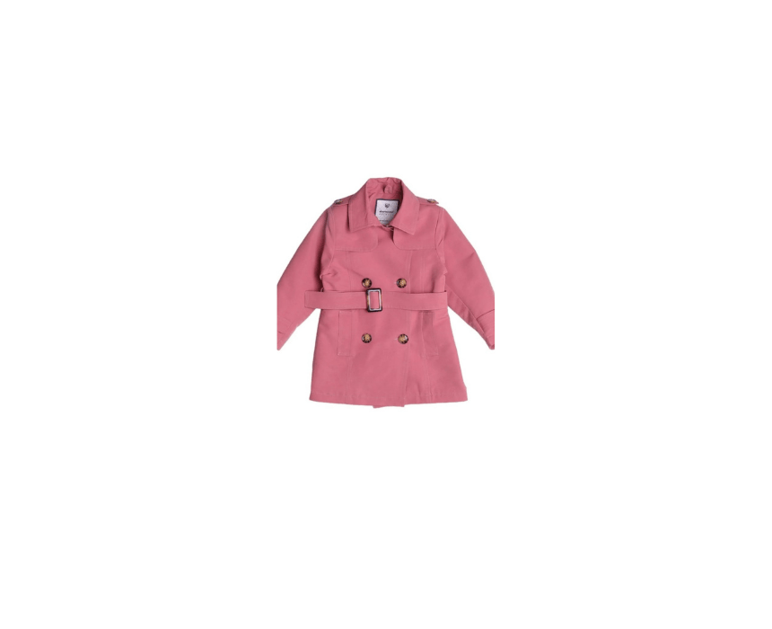 Girl Trenchcoat in Pink