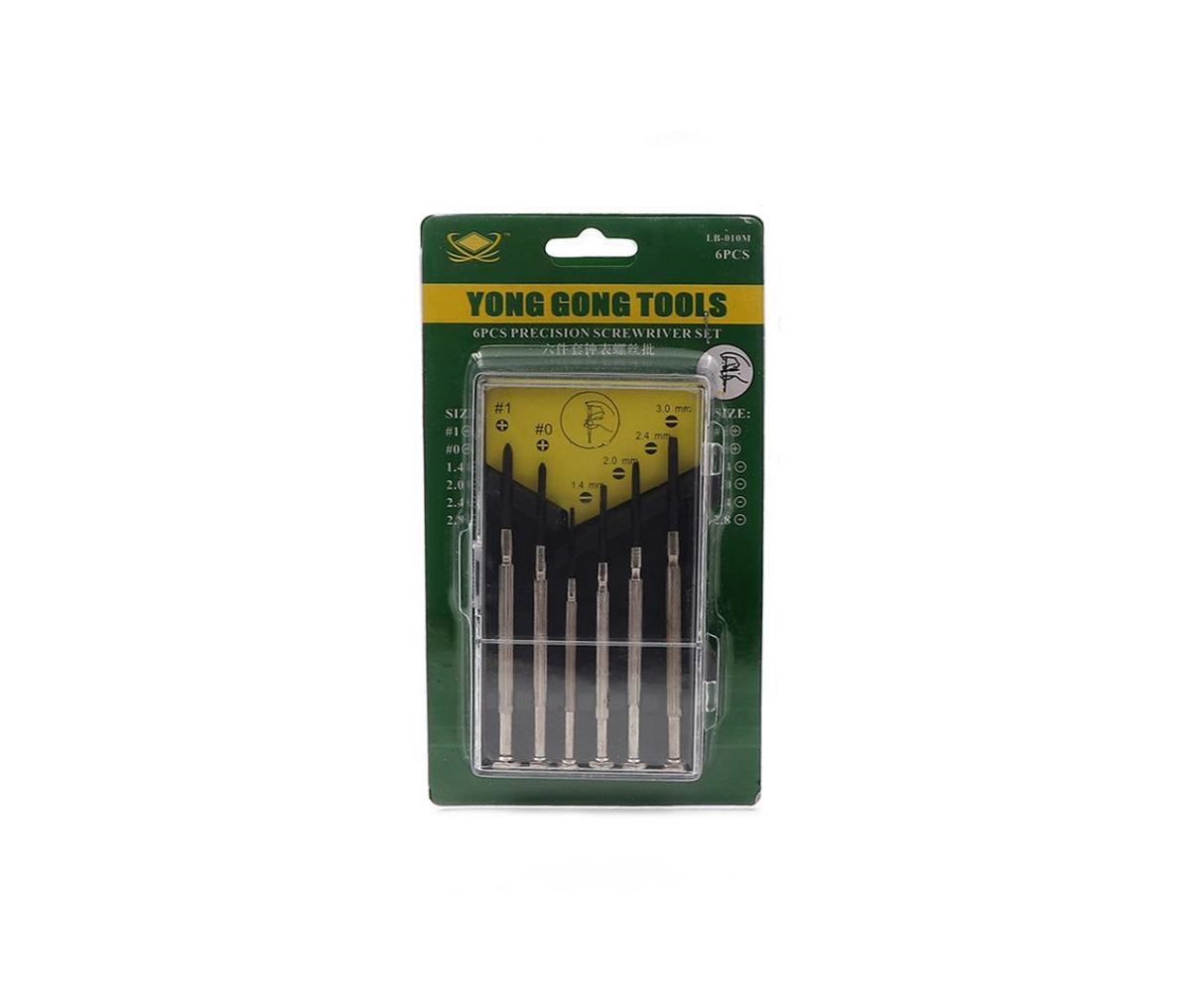 Screwdriver Set - Precision - Phillips & Slotted - 6 Pcs - LB-010M