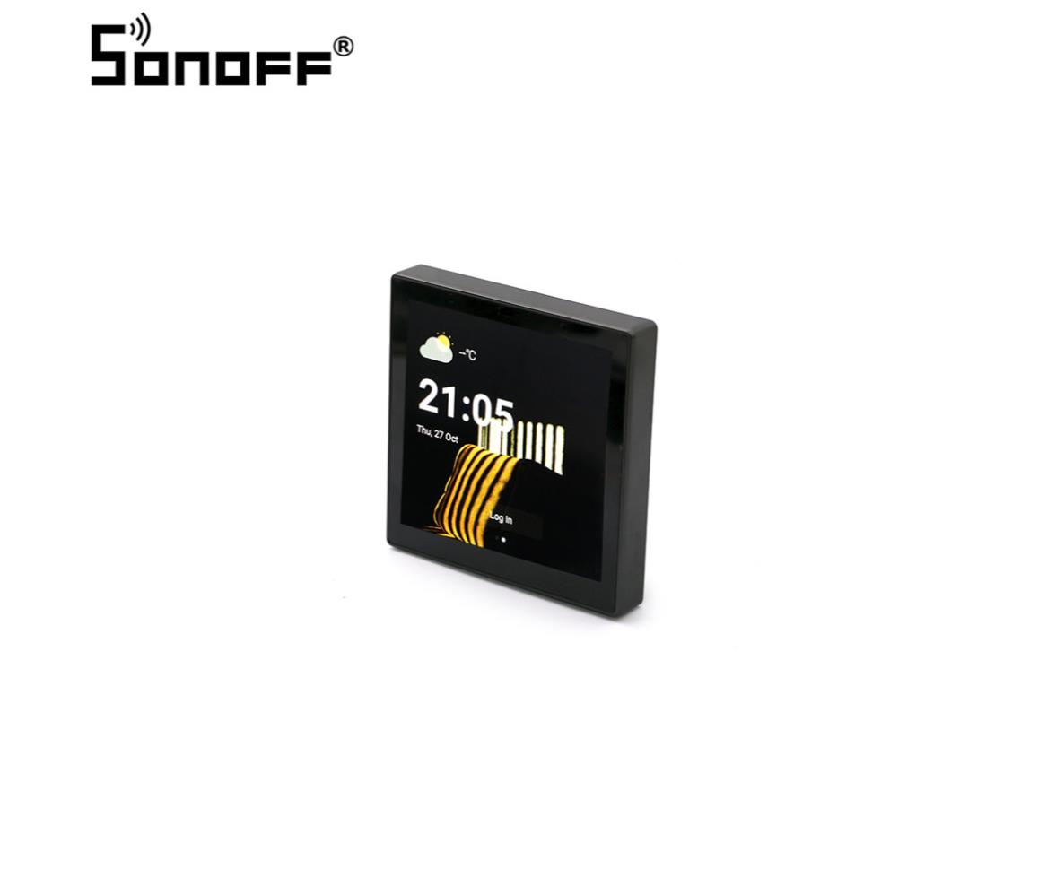 IoT Smart - WiFi Central Control Panel Pro 86 - Black - Sonoff