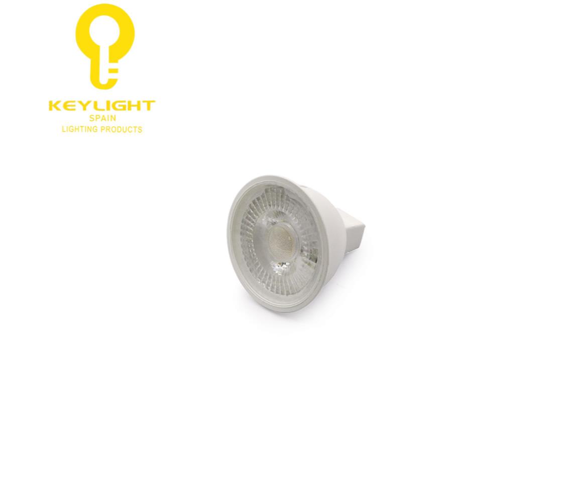 LED Spotlight - GU5. AC 7W - White - Lens - Keylight