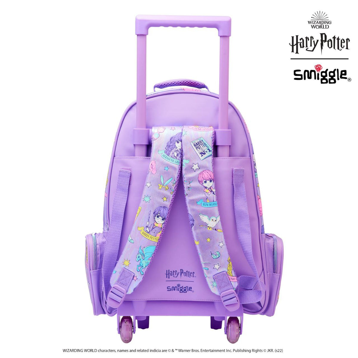 Smiggle Backpack Light Up Wheels Harry Potter