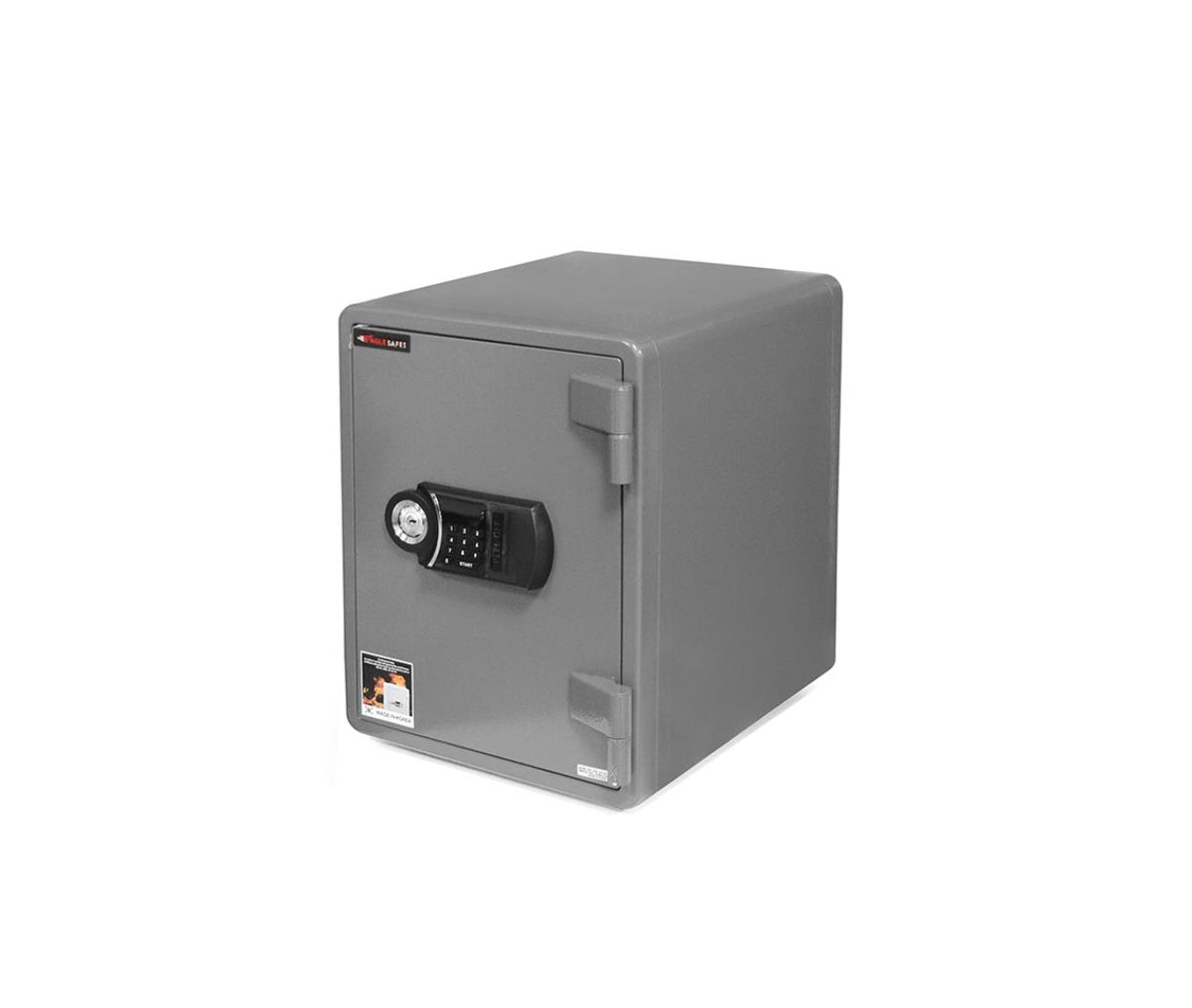 Safe Box - Electronic key - Fire Resist - 520x410x480mm - 57 kg - Gray