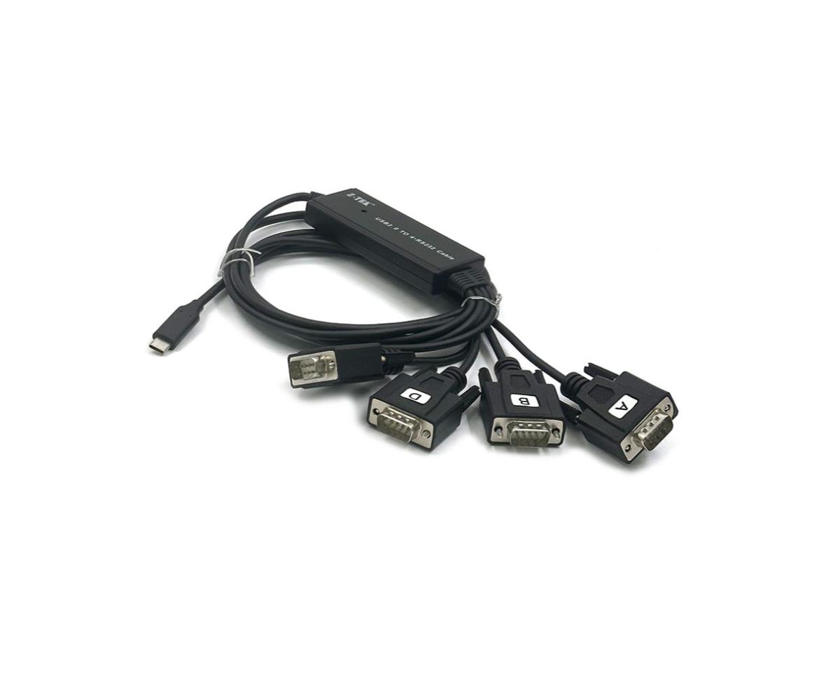 Signal Converter USB Type-C - 4x RS232