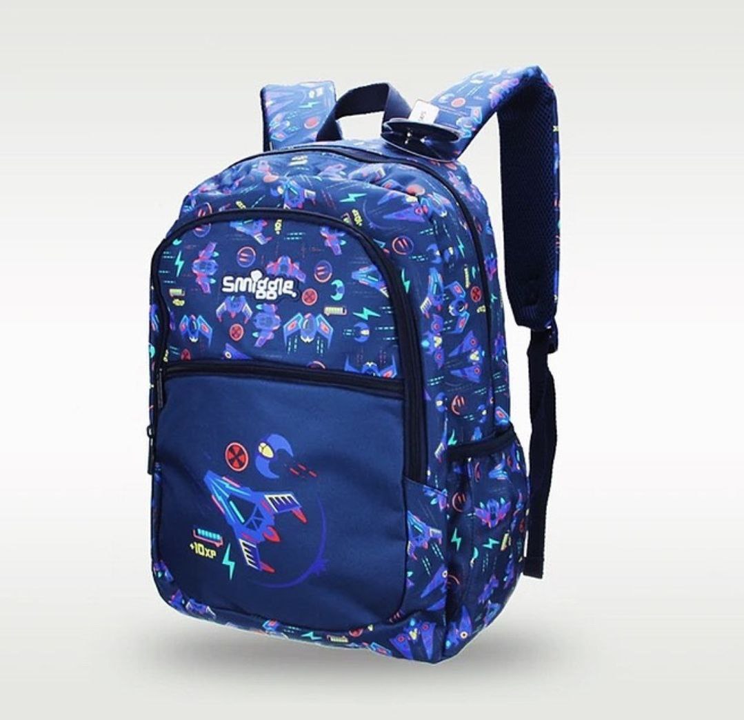 Smiggle Backpack Blue Space | (G1-G3) | 42cm