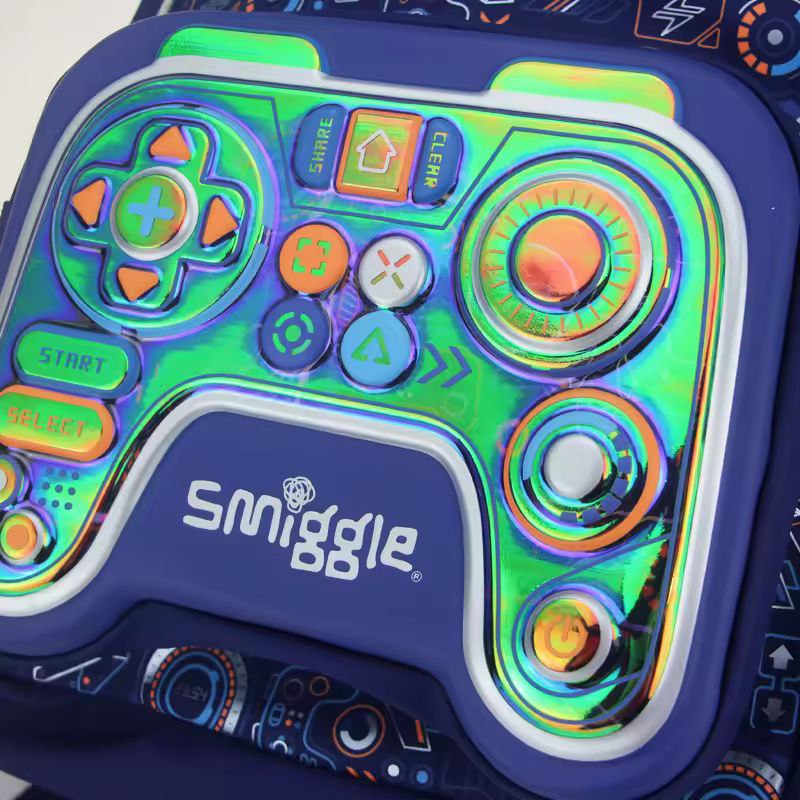 Smiggle Backpack Blue Game | (G1-G3) | 42cm