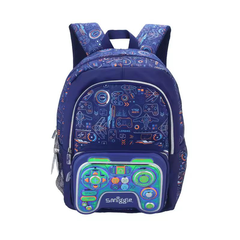 Smiggle Backpack Blue Game | (G1-G3) | 42cm