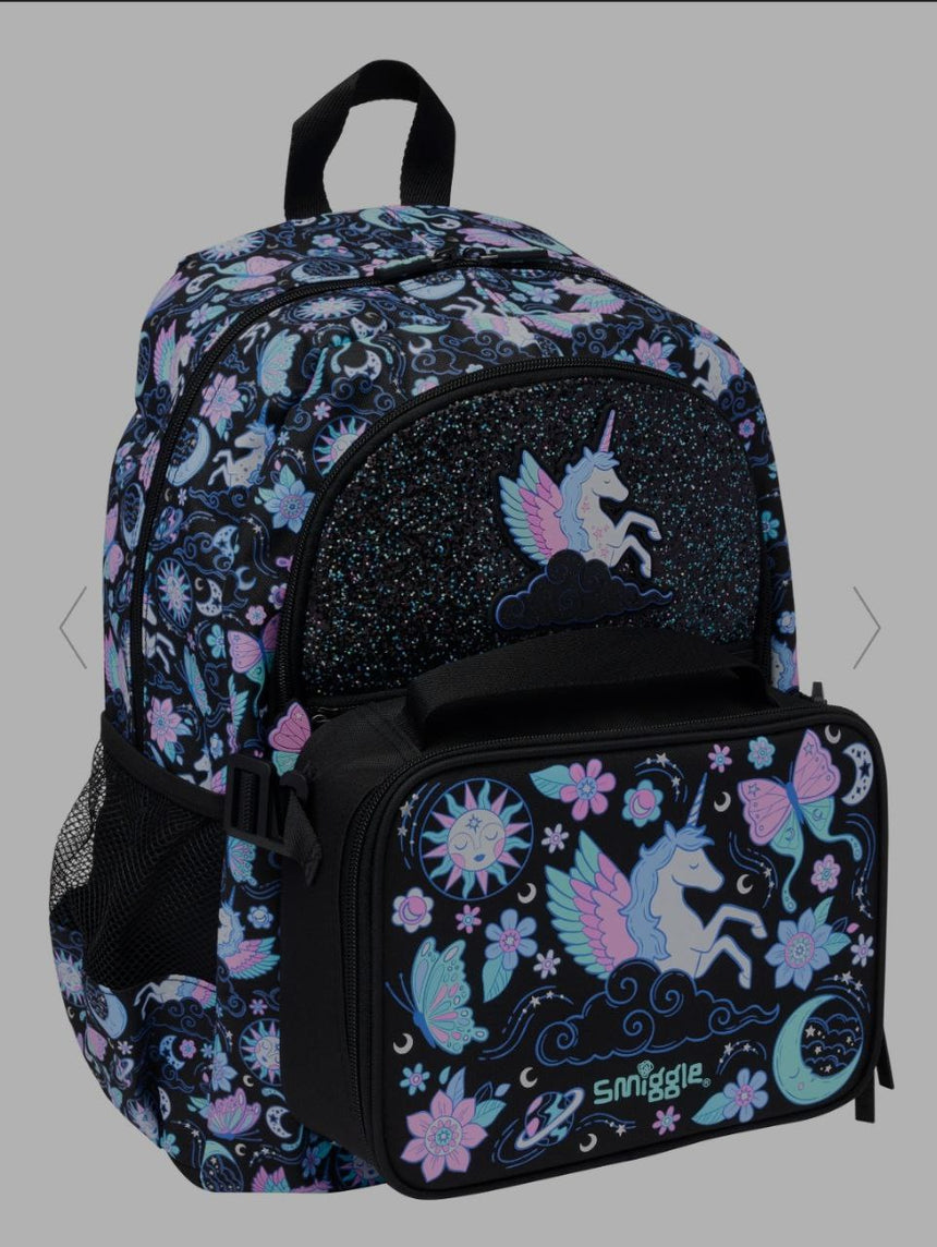 Smiggle Backpack Unicorn Butterfly | (G1-G3) | 42cm
